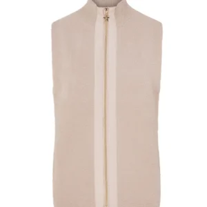 Leo Active Knit Vest Gilded Beige